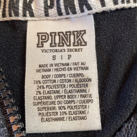 Pink VS Black and mingle gray Graphic Hoodie - Picture 6 of 6